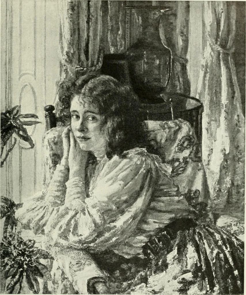 An illustration from International studio, 1897, leaf 197