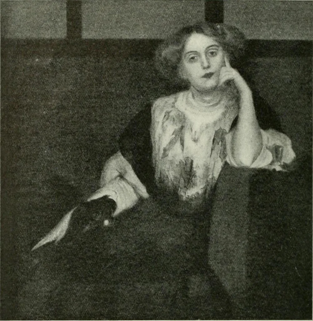 An illustration from International studio, 1897, leaf 218
