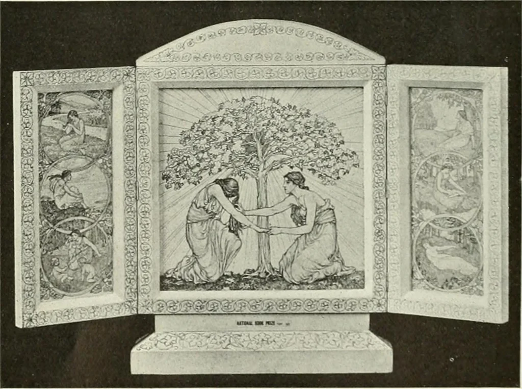 An illustration from International studio, 1897, leaf 389