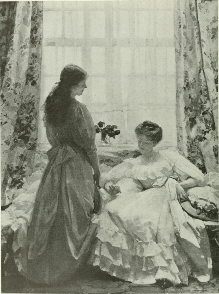 An illustration from International studio, 1897, leaf 72