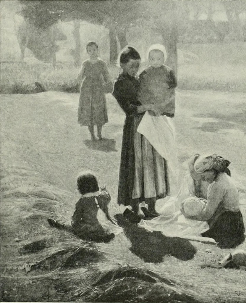 An illustration from International studio, 1897, leaf 100
