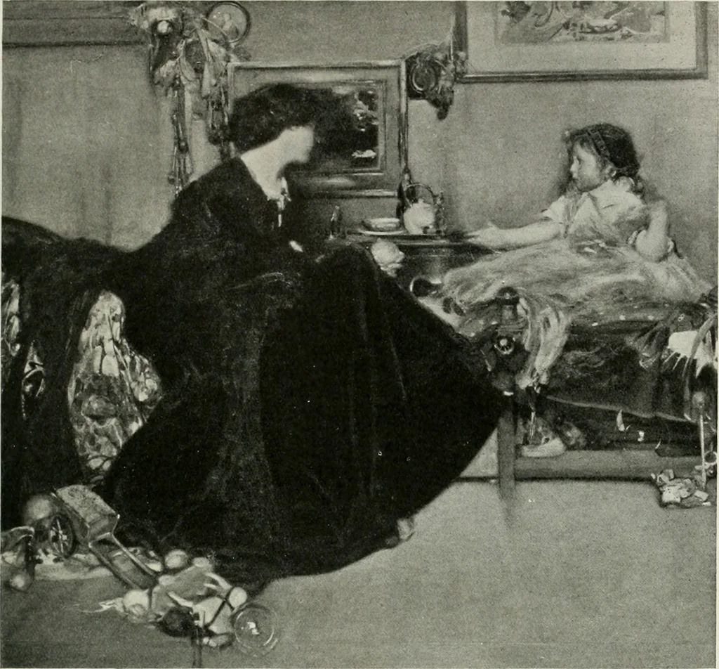 An illustration from International studio, 1897, leaf 342