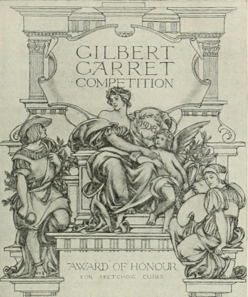 An illustration from International studio, 1897, leaf 348