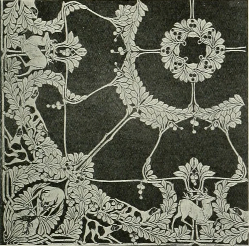 An illustration from International studio, 1897, leaf 464