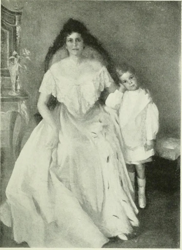 An illustration from International studio, 1897, leaf 136