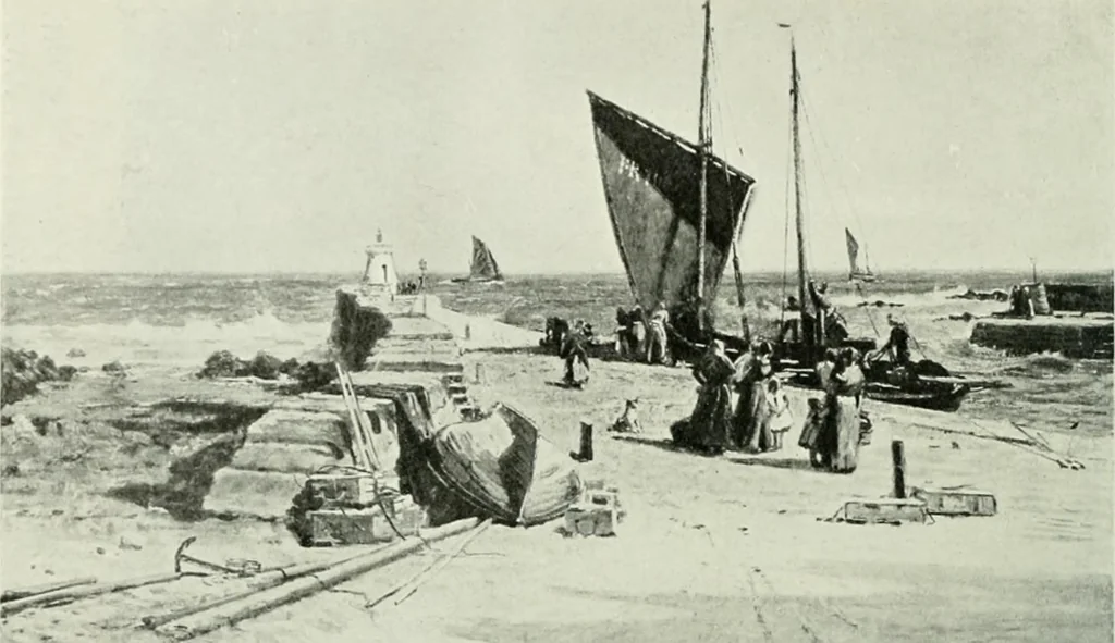 An illustration from International studio, 1897, leaf 163
