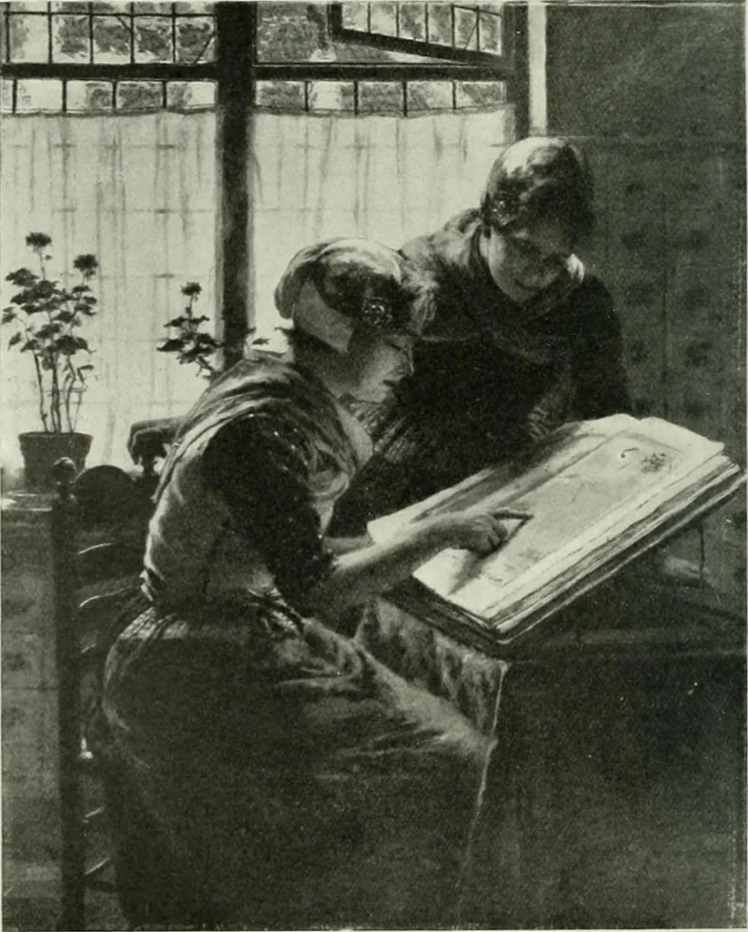 An illustration from International studio, 1897, leaf 329