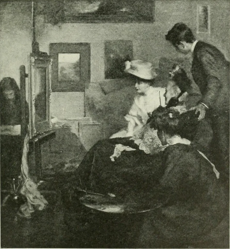 An illustration from International studio, 1897, leaf 336