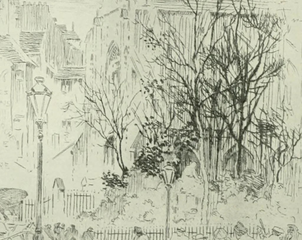 An illustration from International studio, 1897, leaf 51