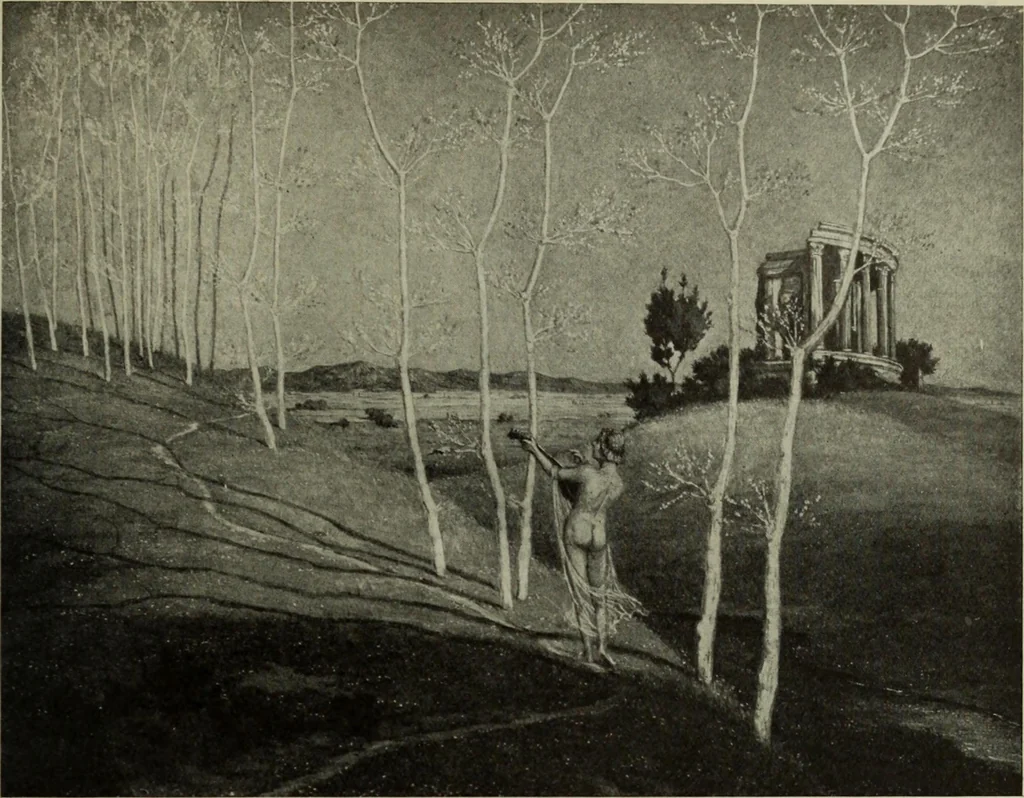 An illustration from International studio, 1897, leaf 104