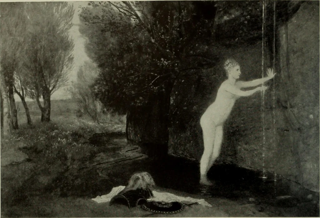 An illustration from International studio, 1897, leaf 135