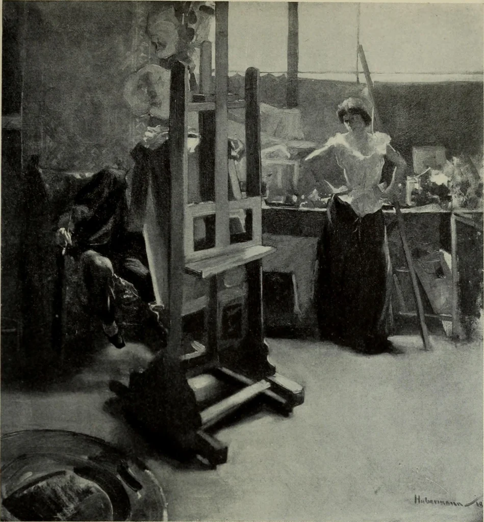 An illustration from International studio, 1897, leaf 136