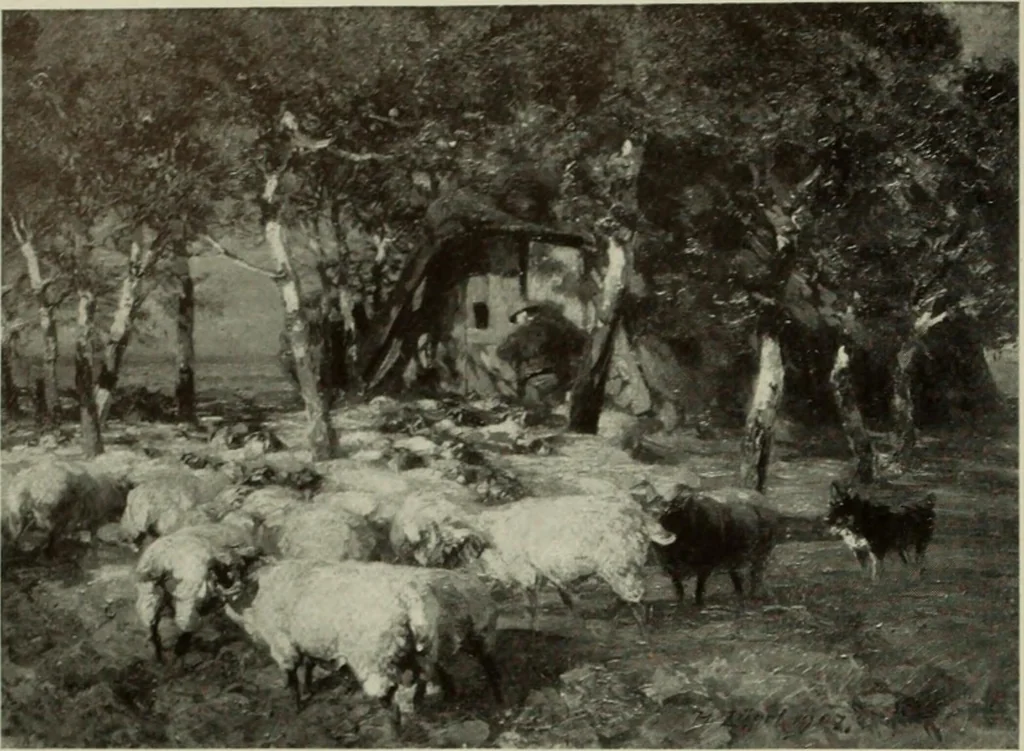 An illustration from International studio, 1897, leaf 137