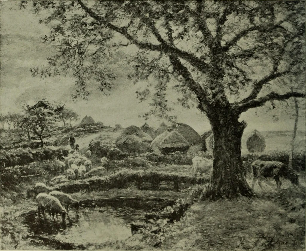 An illustration from International studio, 1897, leaf 153