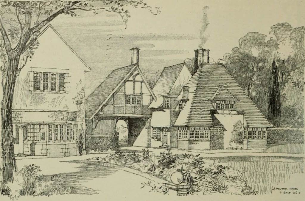 An illustration from International studio, 1897, leaf 181