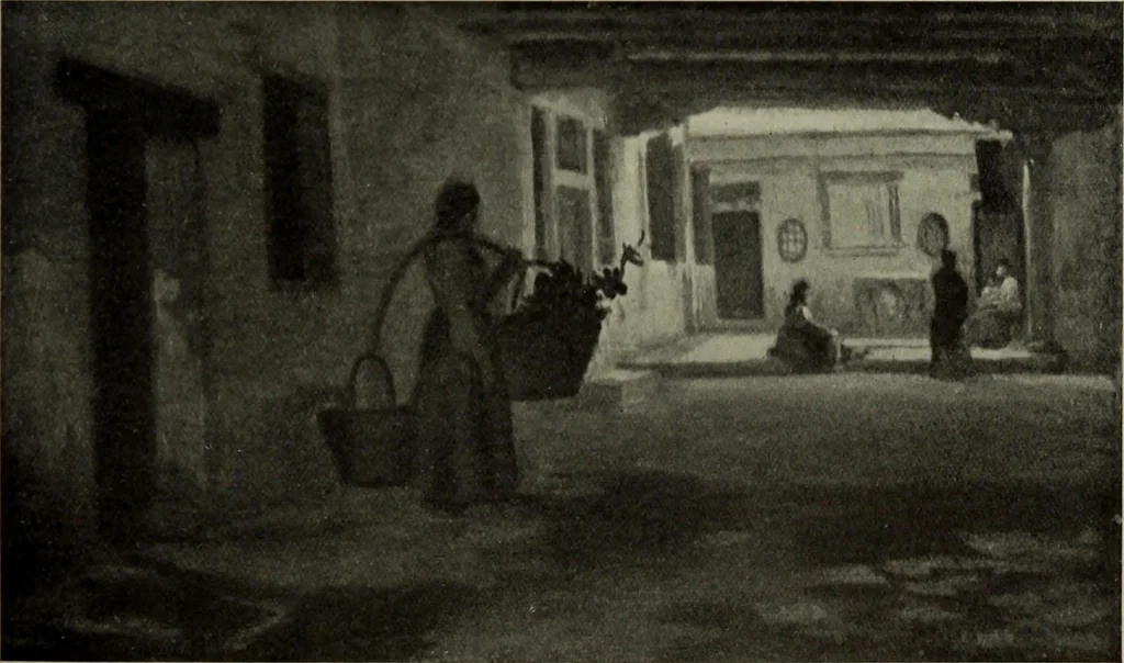 An illustration from International studio, 1897, leaf 186