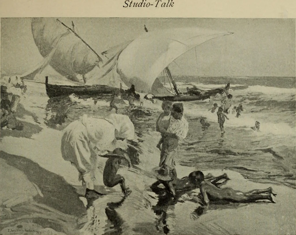 An illustration from International studio, 1897, leaf 208