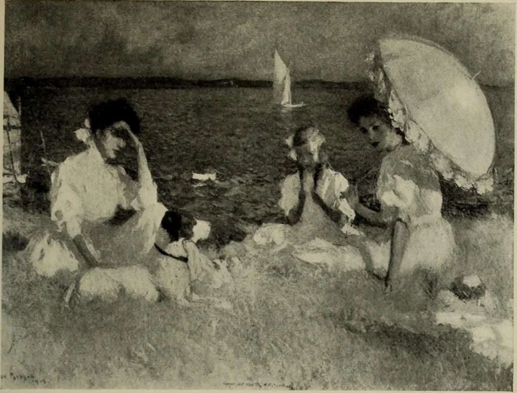 An illustration from International studio, 1897, leaf 232