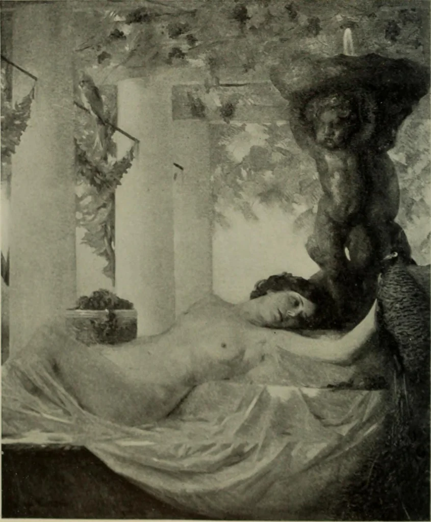 An illustration from International studio, 1897, leaf 235