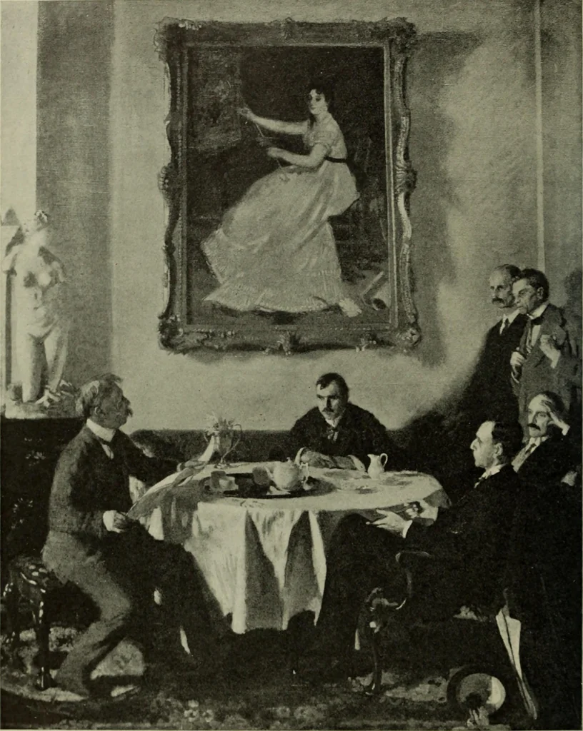 An illustration from International studio, 1897, leaf 261