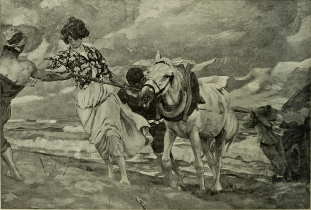 An illustration from International studio, 1897, leaf 371