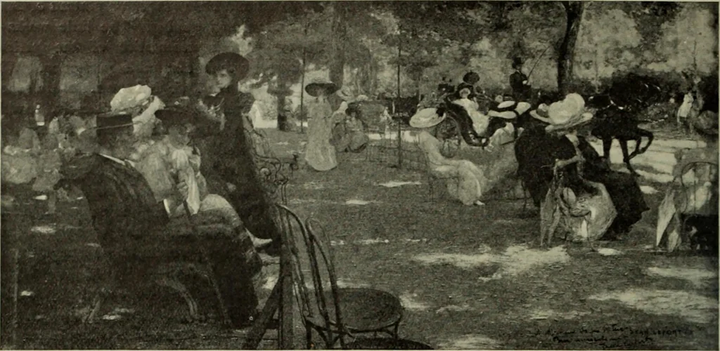 An illustration from International studio, 1897, leaf 413