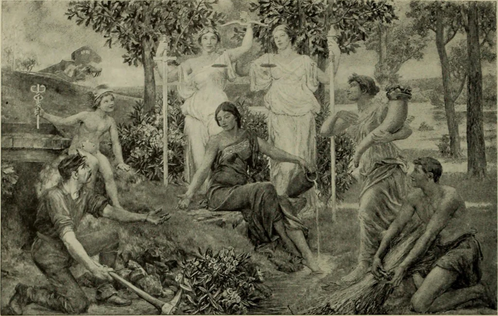 An illustration from International studio, 1897, leaf 119