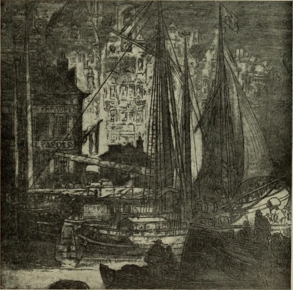 An illustration from International studio, 1897, leaf 194