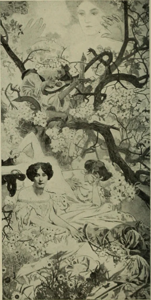 An illustration from International studio, 1897, leaf 213