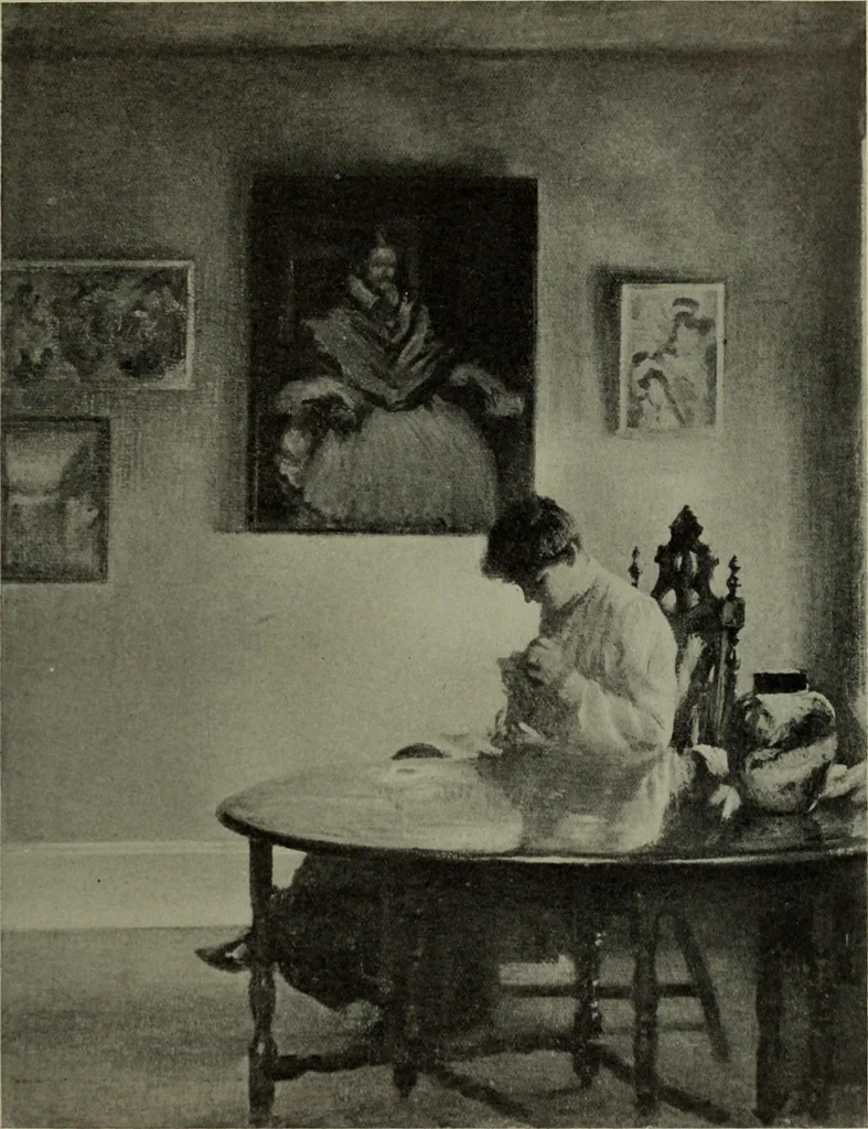 An illustration from International studio, 1897, leaf 262