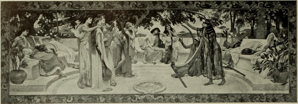 An illustration from International studio, 1897, leaf 343