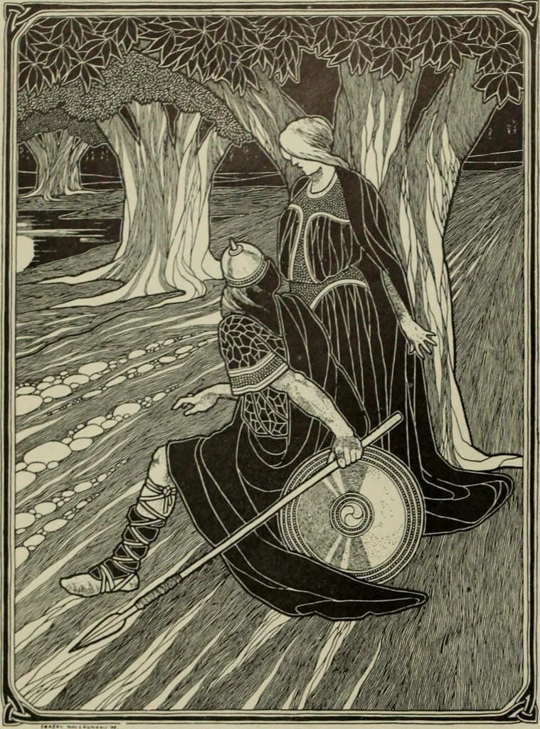 An illustration from International studio, 1897, leaf 67