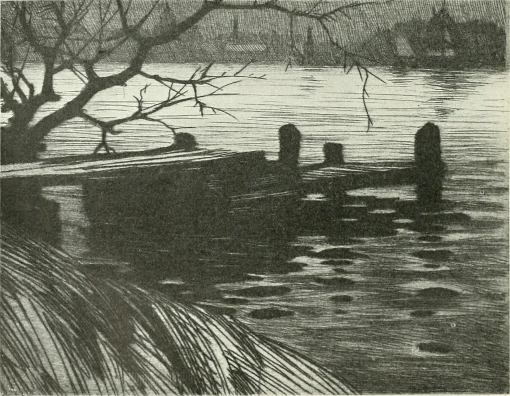 An illustration from International studio, 1897, leaf 177
