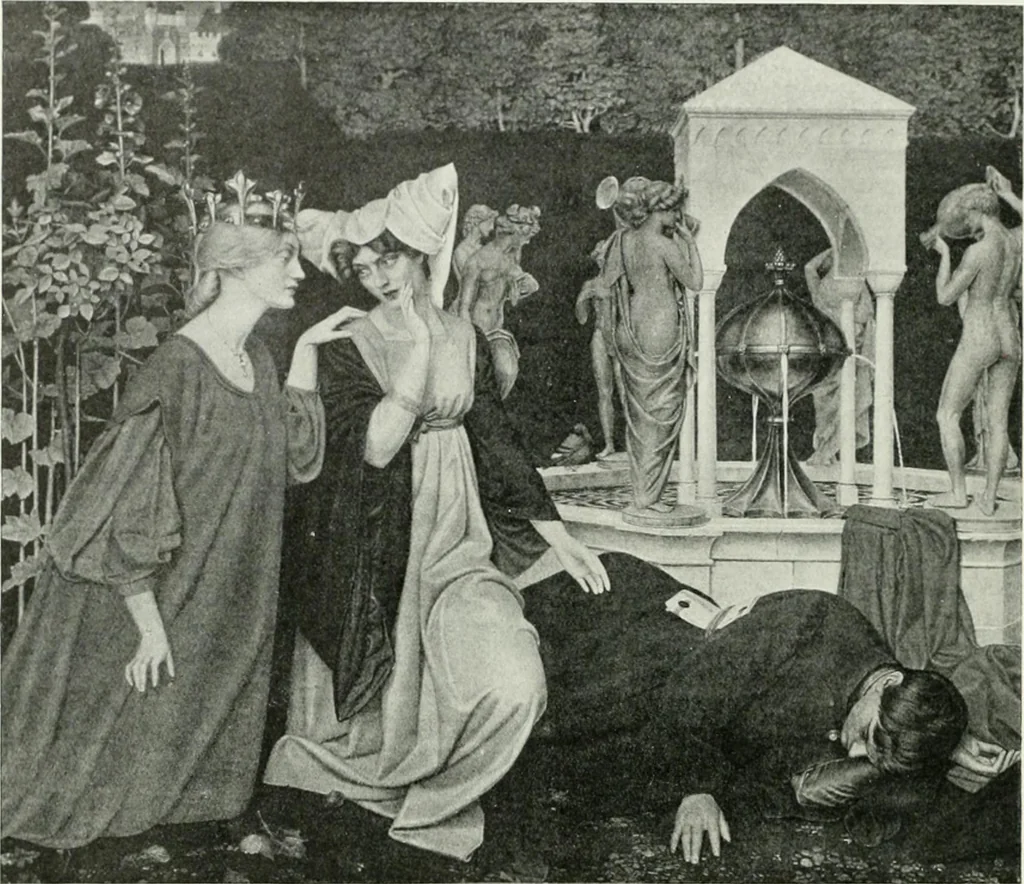 An illustration from International studio, 1897, leaf 198
