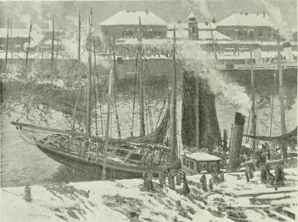 An illustration from International studio, 1897, leaf 218