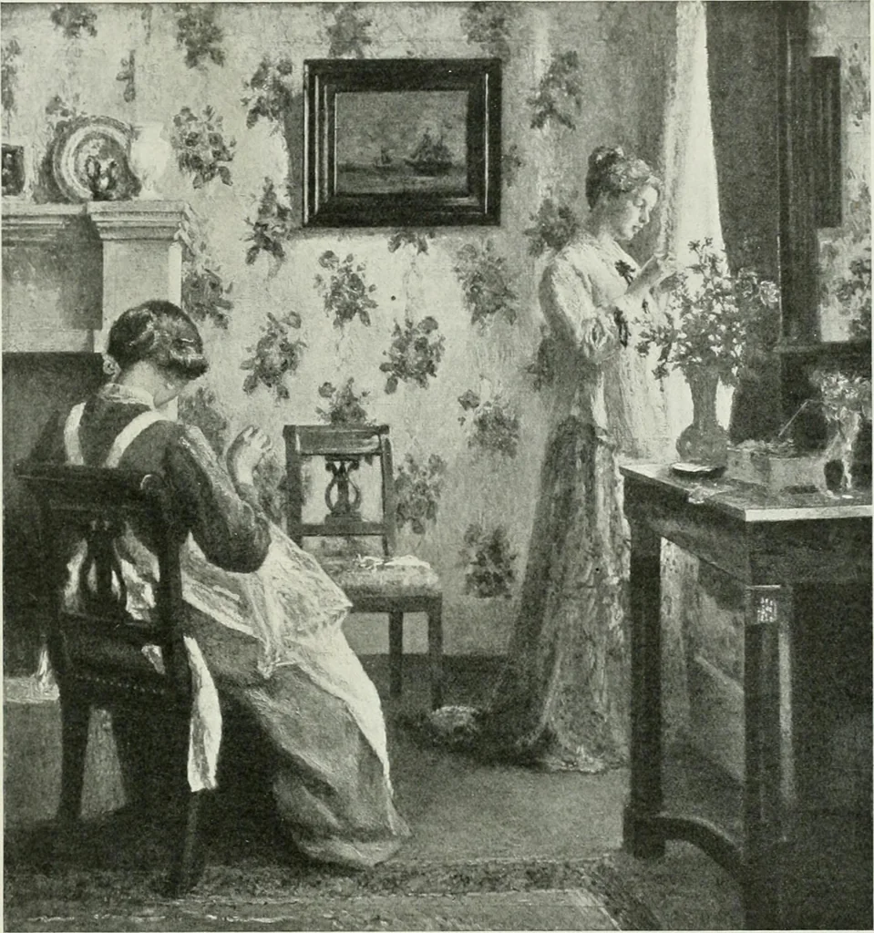 An illustration from International studio, 1897, leaf 219