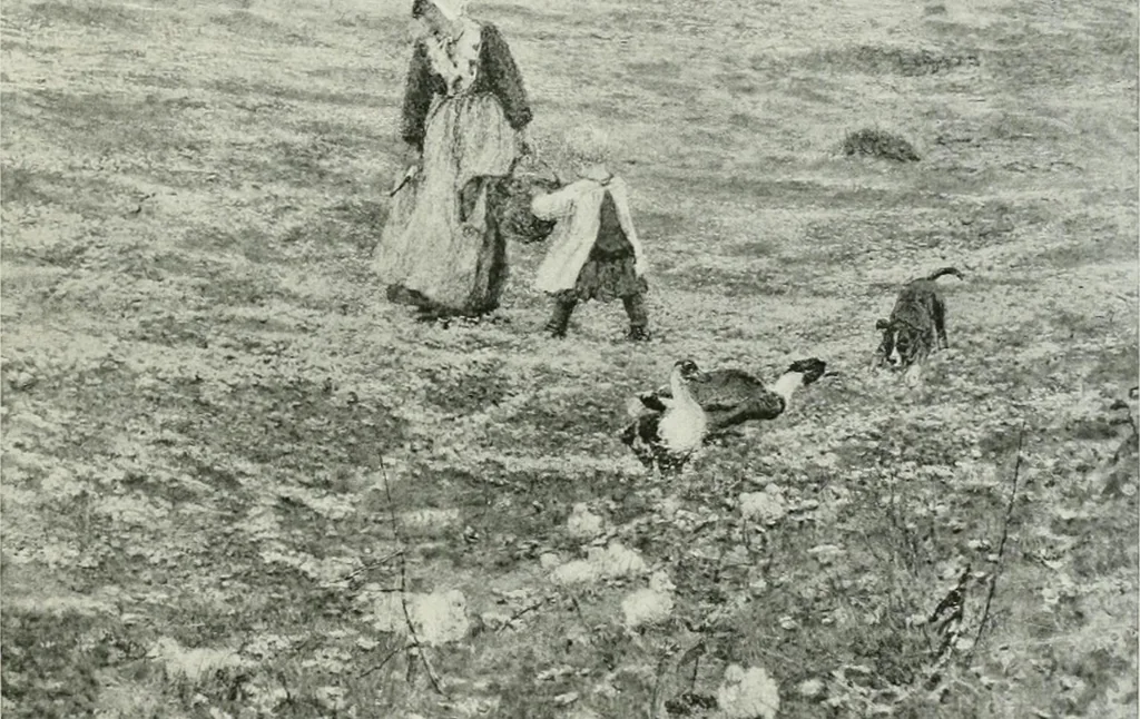 An illustration from International studio, 1897, leaf 255