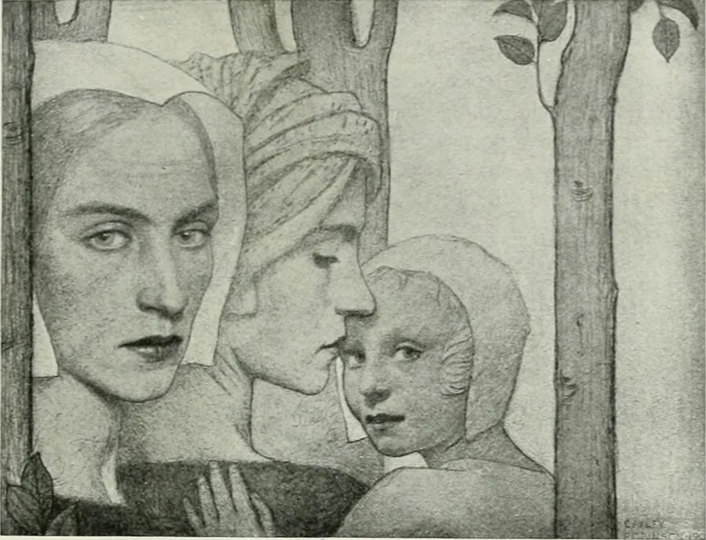 An illustration from International studio, 1897, leaf 287