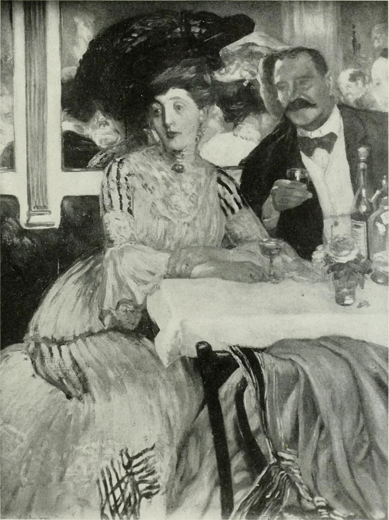 An illustration from International studio, 1897, leaf 343