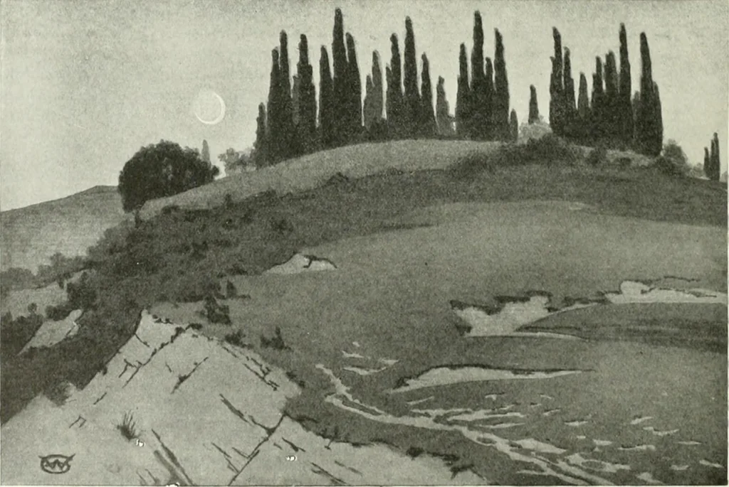 An illustration from International studio, 1897, leaf 402
