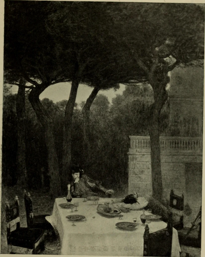 An illustration from International studio, 1897, leaf 144
