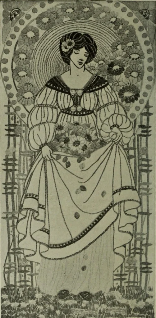 An illustration from International studio, 1897, leaf 181