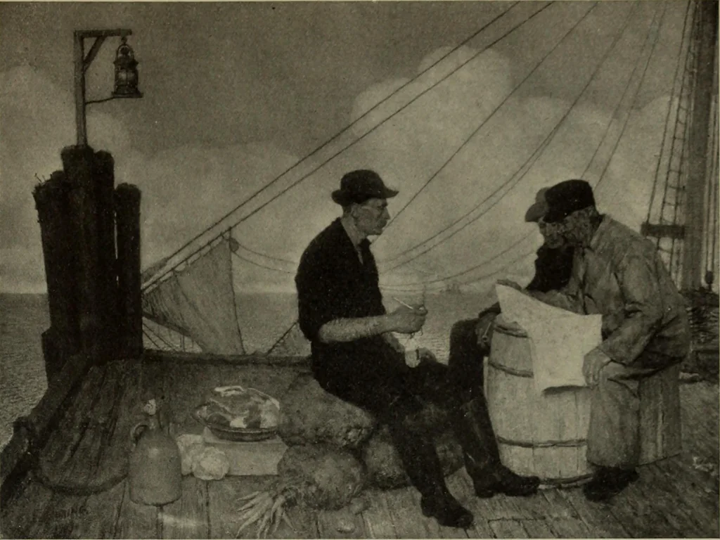 An illustration from International studio, 1897, leaf 348