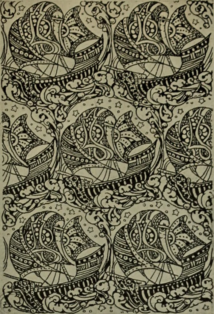 An illustration from International studio, 1897, leaf 406