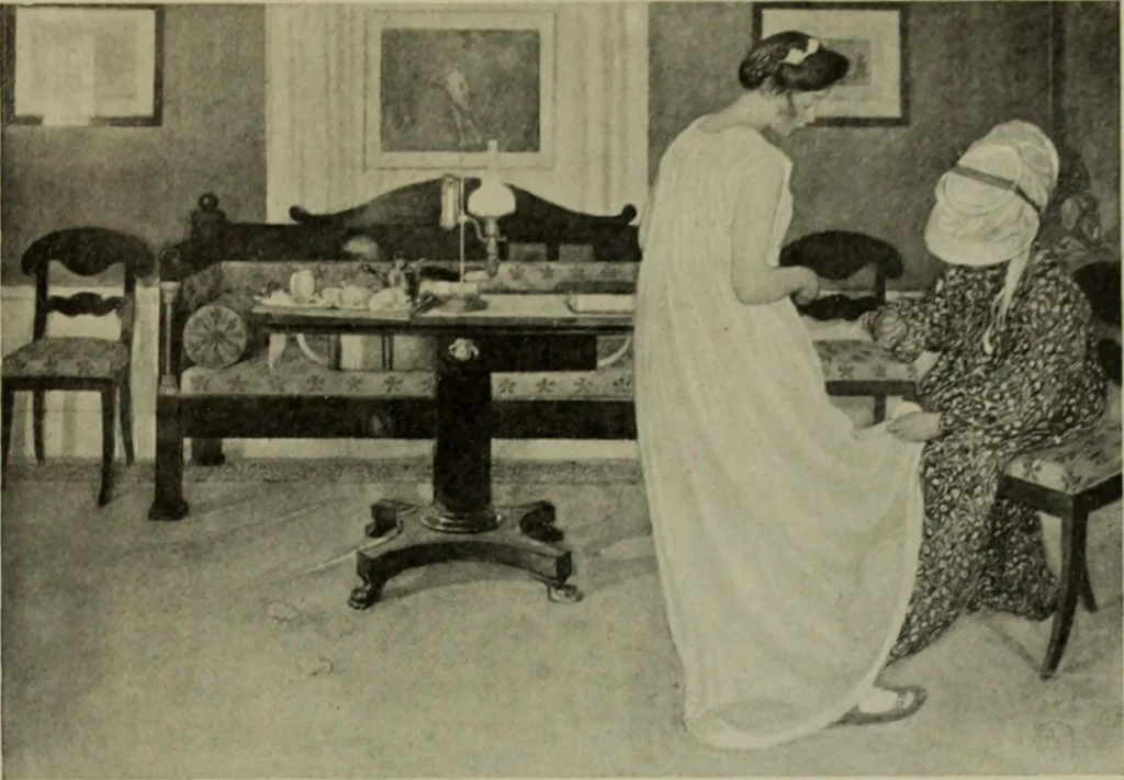 An illustration from International studio, 1897, leaf 434