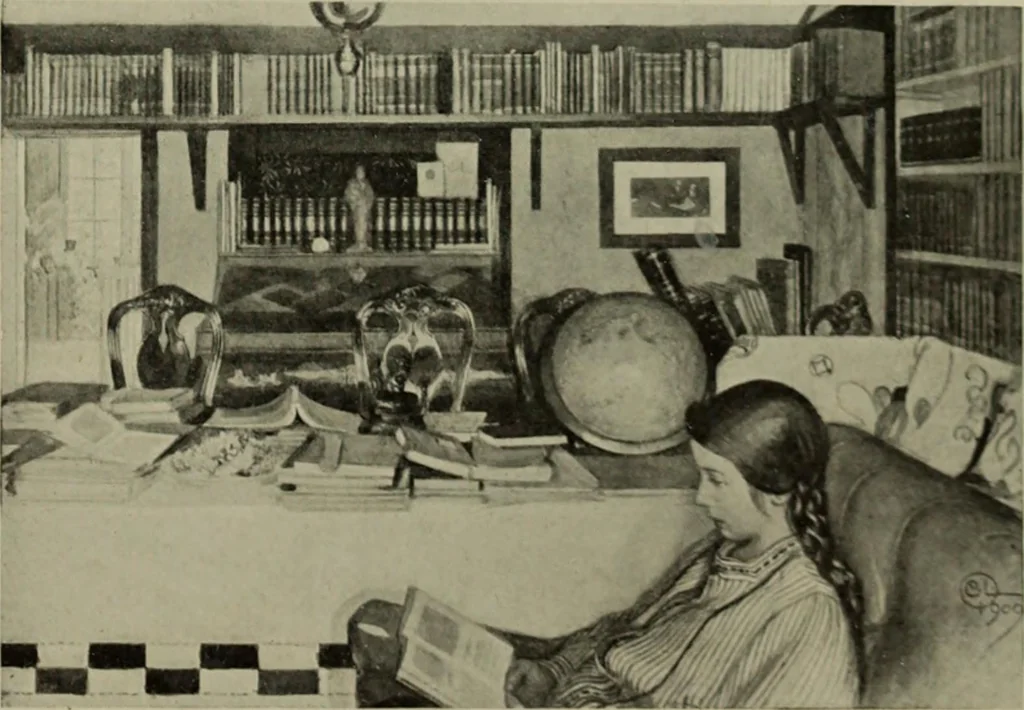 An illustration from International studio, 1897, leaf 434