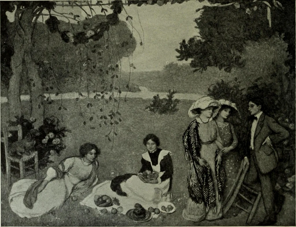 An illustration from International studio, 1897, leaf 63