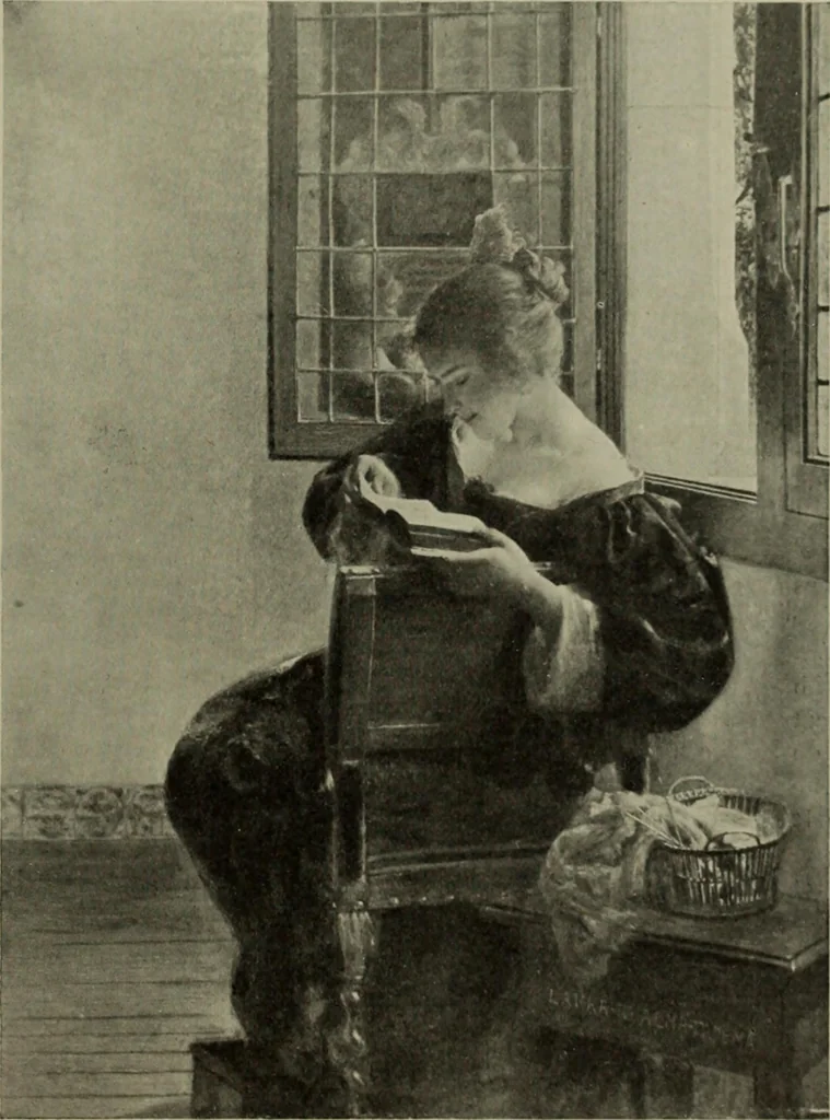 An illustration from International studio, 1897, leaf 84