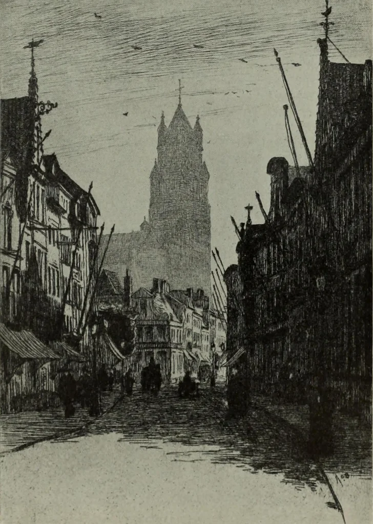 An illustration from International studio, 1897, leaf 177