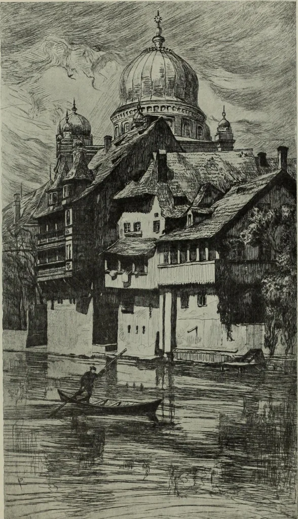 An illustration from International studio, 1897, leaf 181